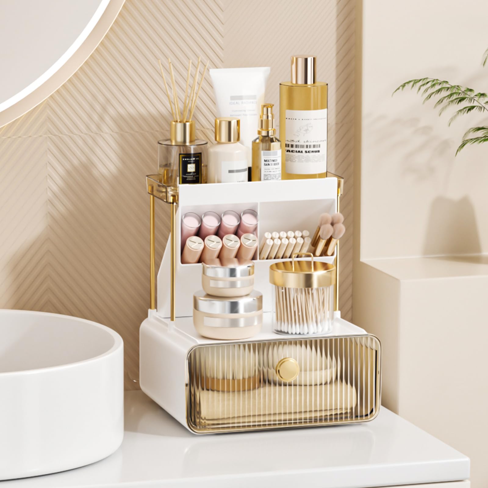 2-Tier Bathroom & Vanity Organizer