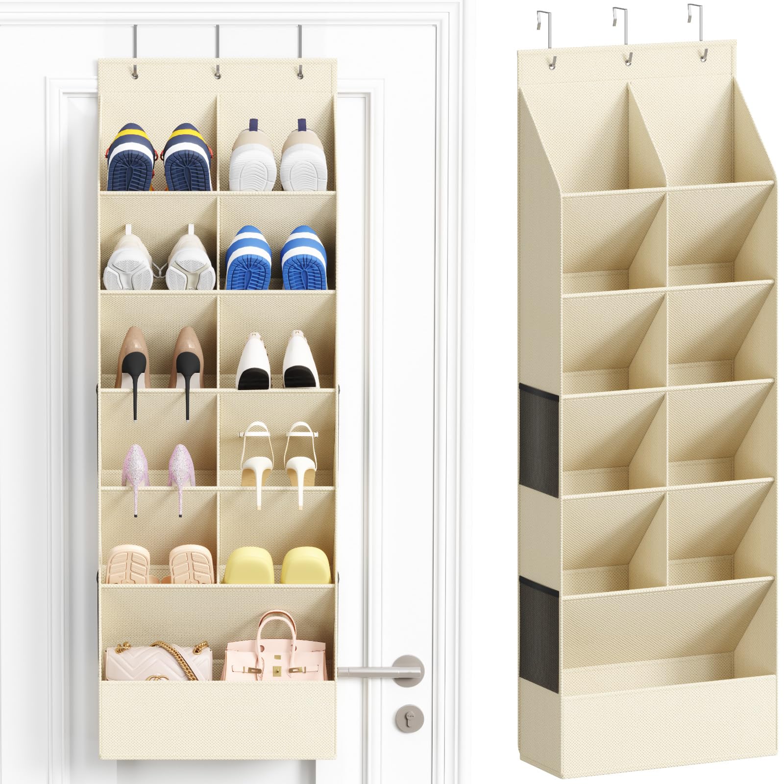Over-Door Shoe & Everyday Essentials Organizer
