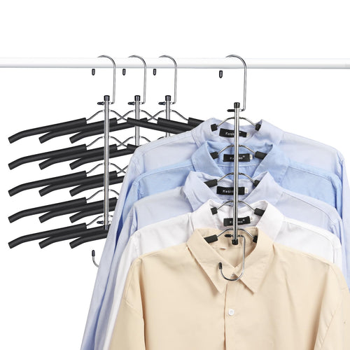 4-Pack Space-Saving Multi-Shirt Hangers